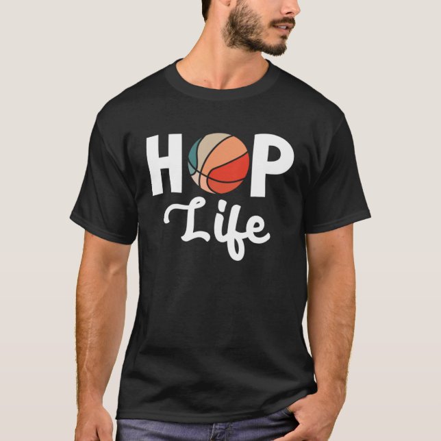 T-shirt Hoop Life Shooting Guard Basketball Game Dribbling (Devant)