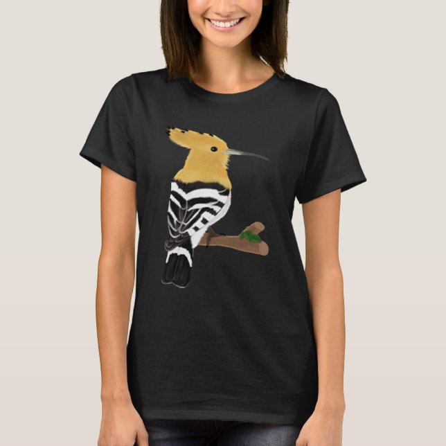 T-shirt Hoope Bird Bird Bird Birdwatcher Biologiste animal (Devant)