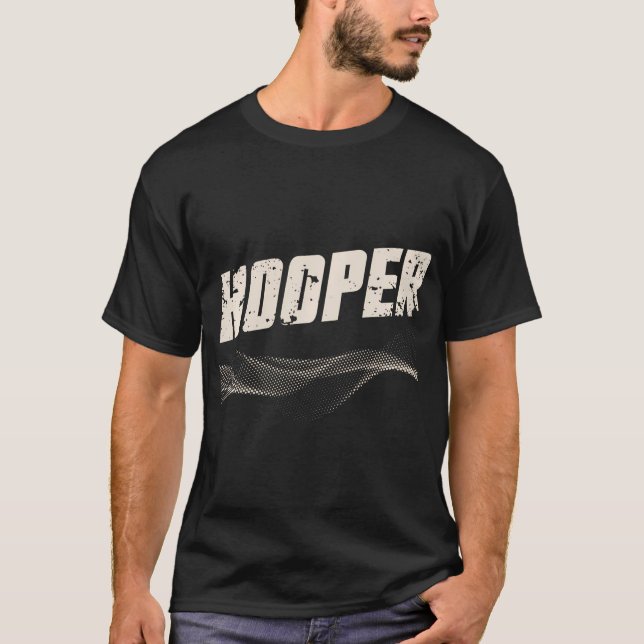 T-shirt Hooper Basketball Né Pour Hoop Distressed Practice (Devant)
