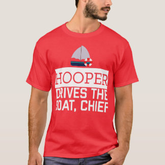 T-shirt Hooper Conduit Le Chef De Bateau Drôle Awesome Nav