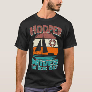 T-shirt Hooper conduit le chef du bateau