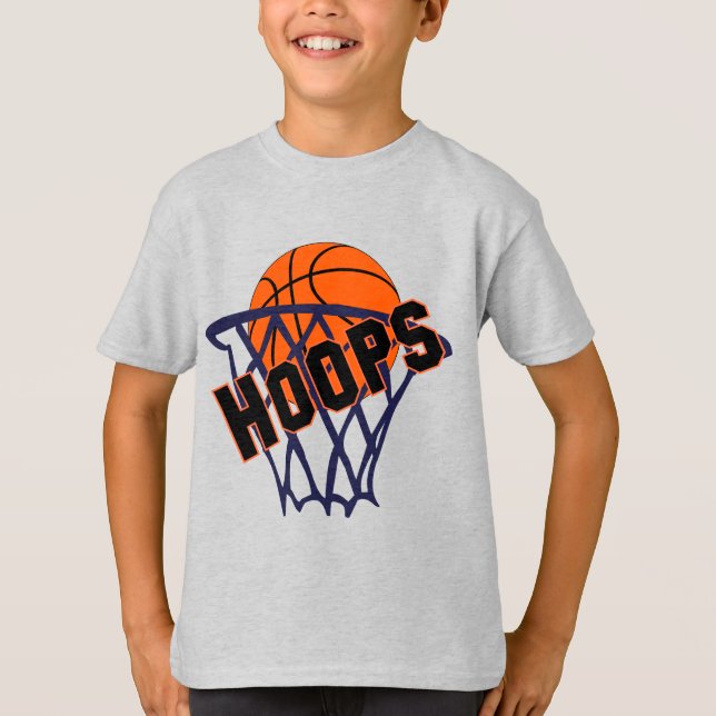 T-shirt Hoops Basketball & Net Boys Tee (Devant)