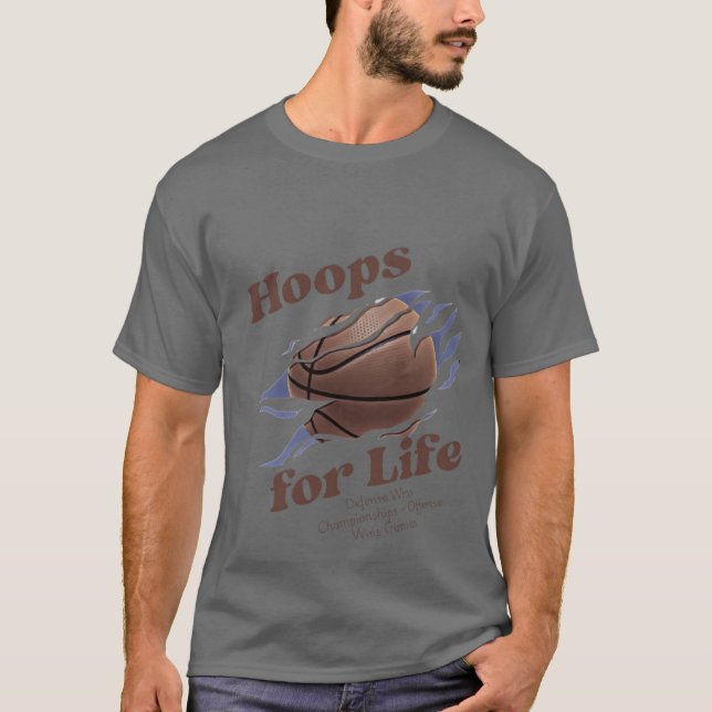 T-shirt hoops for life (Devant)