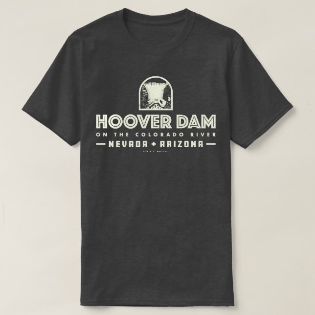 T-shirt Hoover Dam Tan (Design devant)