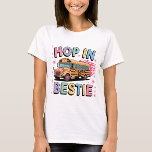T-shirt Hop In Bestie Shirt Drôle Lutte autour de l'arbr