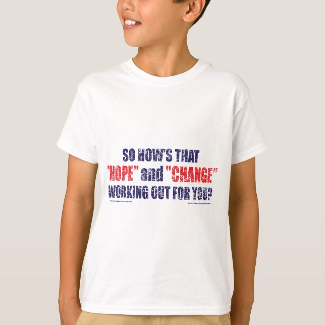 T-shirt HOPE-and-Change-DST-TEE (Devant)