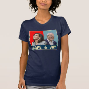 T-shirt Hope And Joy Kamala Harris Tim Walz 2024