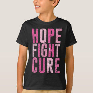 T-shirt Hope Fight Cure Breast Cancer Awareness Design T