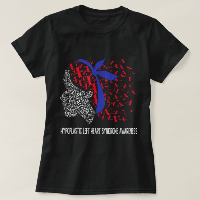 T-shirt Hope Fight Hypoplastic Left Heart Syndrome HLHS Aw (Design devant)