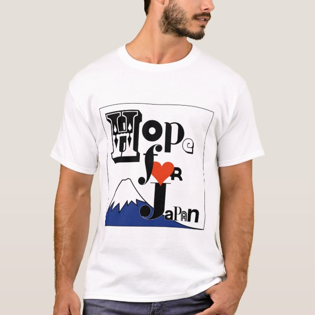 T-shirt hope for japan (Devant)