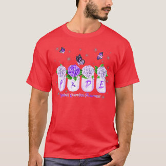 T-shirt HOPE Hydrangea Flower Butterfly Opioid Overdose Aw
