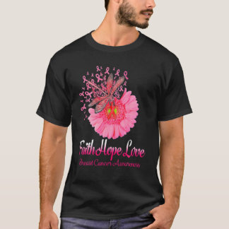 T-shirt Hope Love Cancer du sein