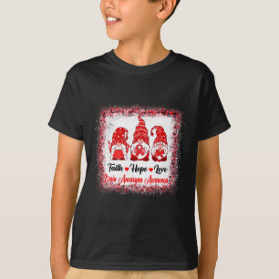 T-shirt Hope Love Gnomes Cerveau Aneurie Sensibilisation L