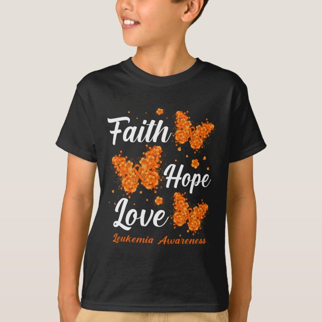 T-shirt Hope Love Leukemia (Devant)