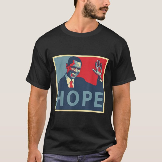 T-shirt Hope Obama 44 Président (Devant)