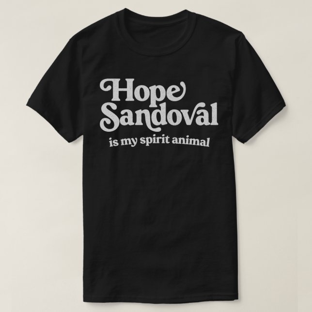 T-shirt Hope Sandoval style défraîchi Design de typographi (Design devant)