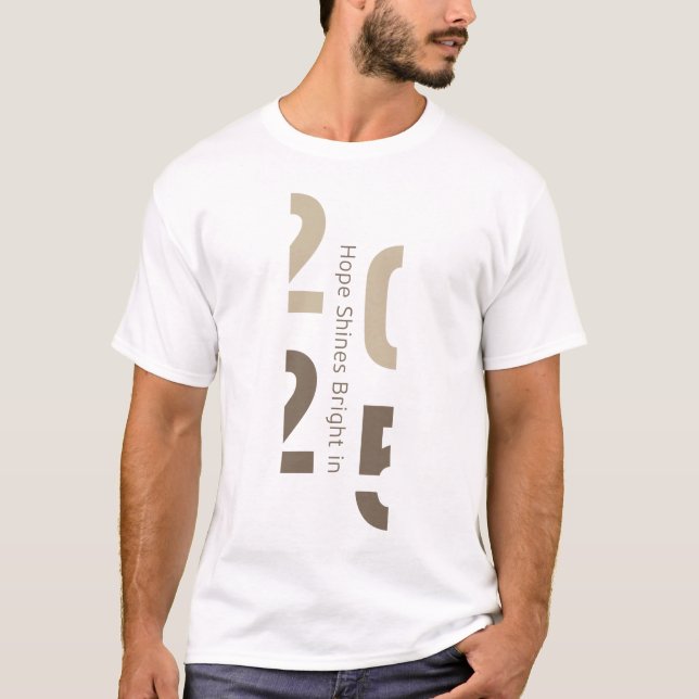 T-shirt Hope Shines Bright en 2025 (Devant)