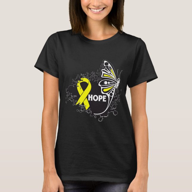 T-shirt Hope Suicide Prevention Butfly (Devant)