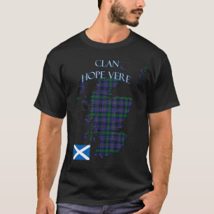 T-shirt Hope Vere Scottish Clan Tartan Scotland
