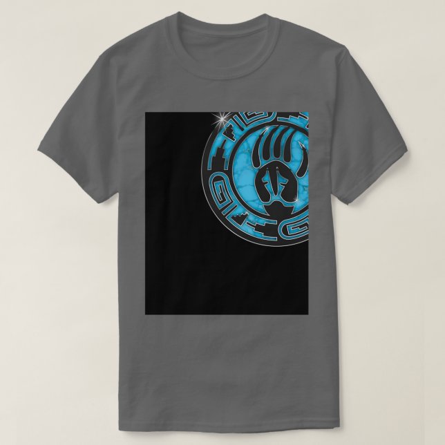 T-shirt Hopi Bear Paw Graphic (Design devant)