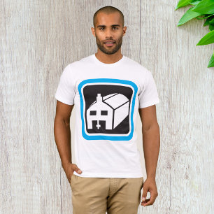 T-shirt Hôpital Barn Icon minimaliste établissement de soi