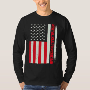 T-shirt Hôpital de soins infirmiers patriotiques Médecin S