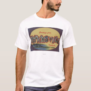 T-shirt Hopkinsville, Kentucky - grandes scènes de lettre