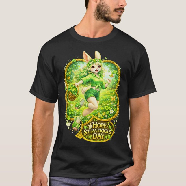 T-shirt Hoppy St Patricks Day (Devant)