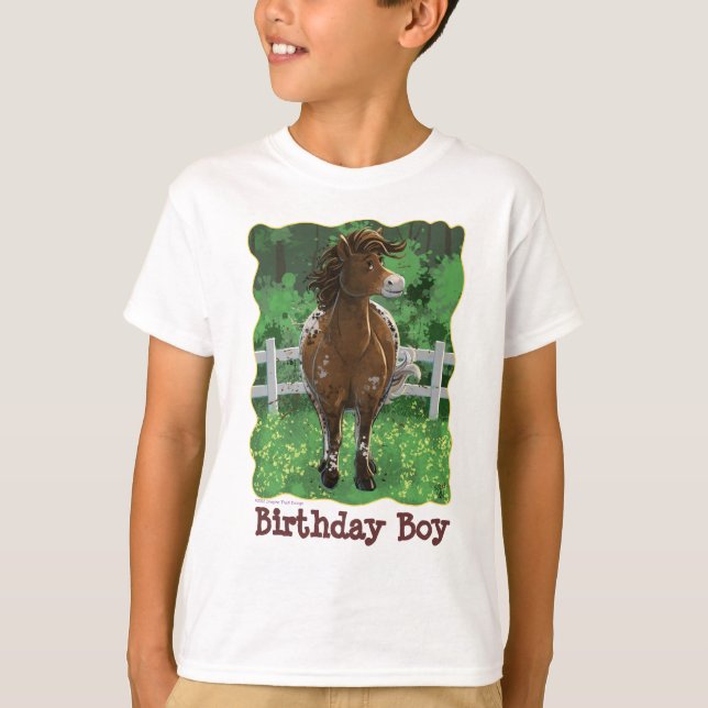 T-shirt Horaire de la fête Appaloosa Horse (Devant)