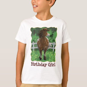 T-shirt Horaire de la fête Appaloosa Horse