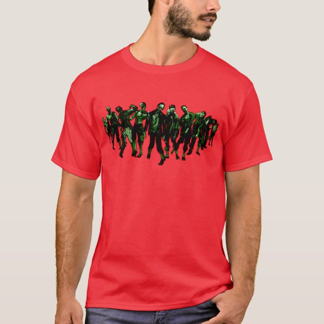 T-shirt horde de zombi - apocalypse (Devant)