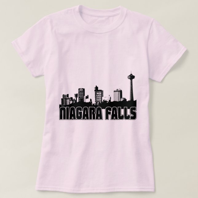 T-shirt Horizon de chutes du Niagara (Design devant)