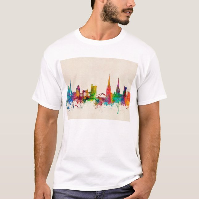 T-shirt Horizon de Coventry Angleterre (Devant)