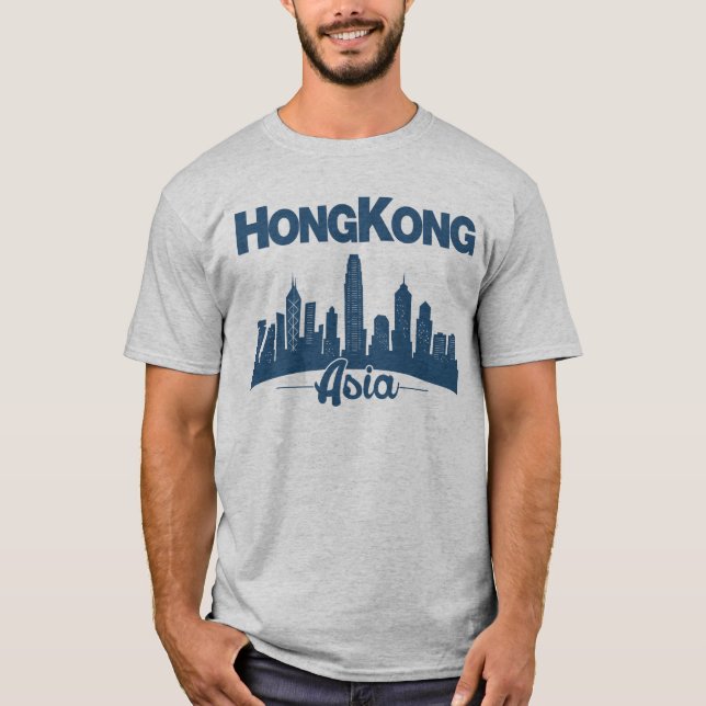 T-shirt Horizon de Hong Kong (Devant)