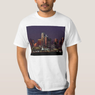 T-shirt Horizon de nuit de Dallas, le Texas