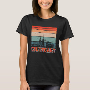 T-shirt Horizon de Stuttgart Rétro Vintage Souvenir Stuttg