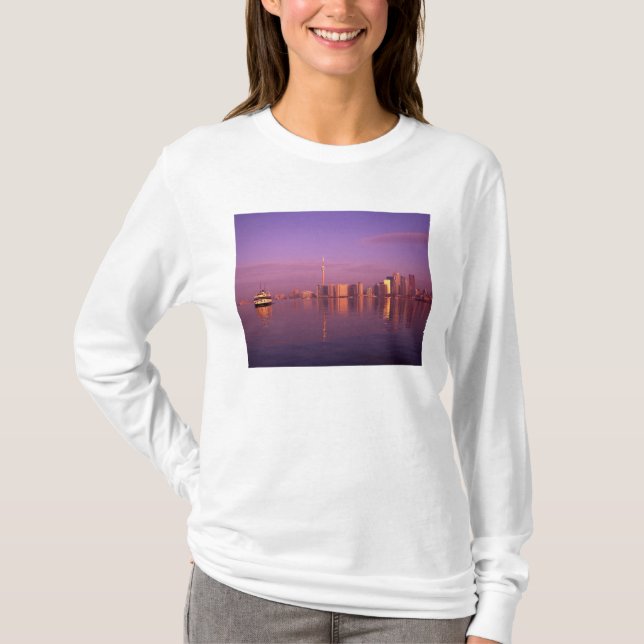 T-shirt Horizon de Toronto, Ontario, Canada (Devant)