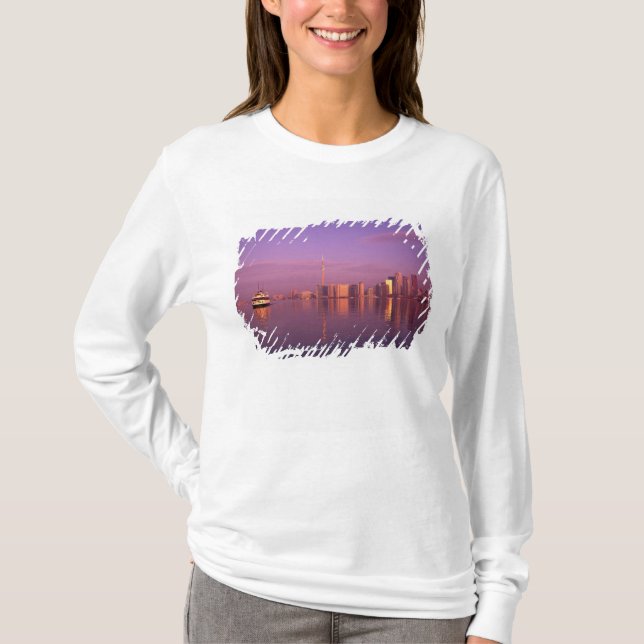 T-shirt Horizon de Toronto, Ontario, Canada (Devant)