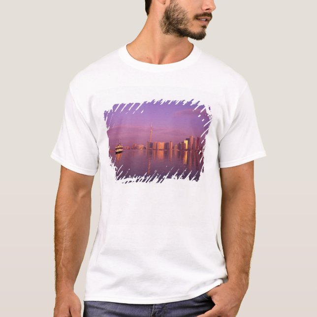 T-shirt Horizon de Toronto, Ontario, Canada (Devant)
