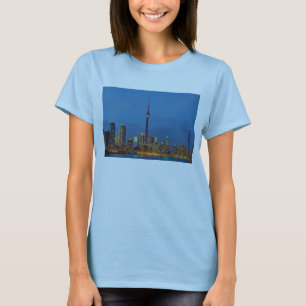 T-shirt Horizon de Toronto Ontario Canada la nuit