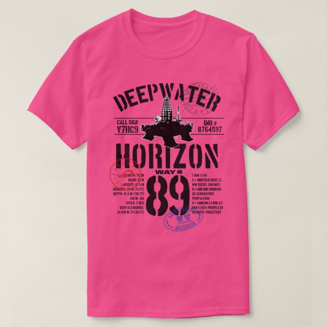 T-shirt Horizon Deepwater (Design devant)