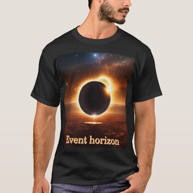 T-shirt Horizon des événements (Devant)