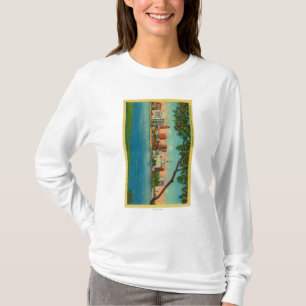 T-shirt Horizon d'Oakland à travers le lac Merritt