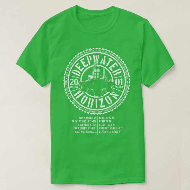 T-shirt Horizon profondeur 1 (Design devant)