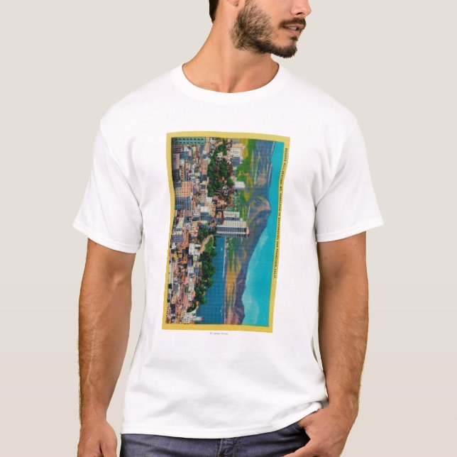 T-shirt Horizon russe de colline avec (Devant)