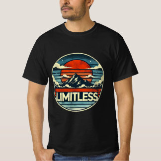 T-shirt Horizon sans limite : Mountain Sunset Art