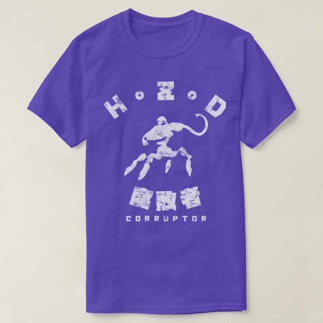 T-shirt Horizon Zero Dawn Corruptor Kanji (Design devant)