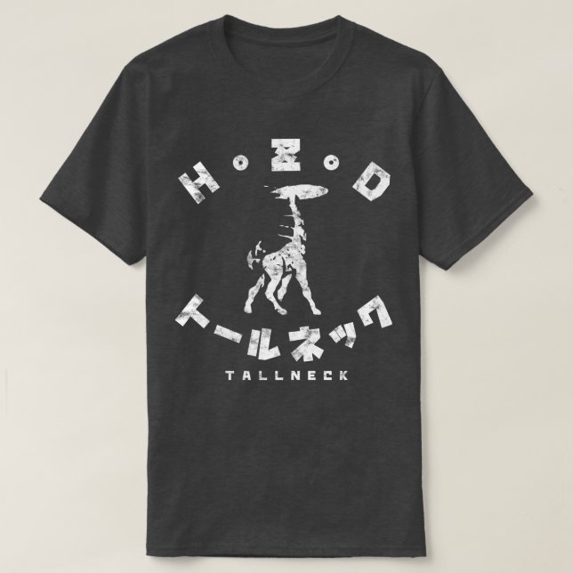 T-shirt Horizon Zero Dawn Tallneck Kanji (Design devant)