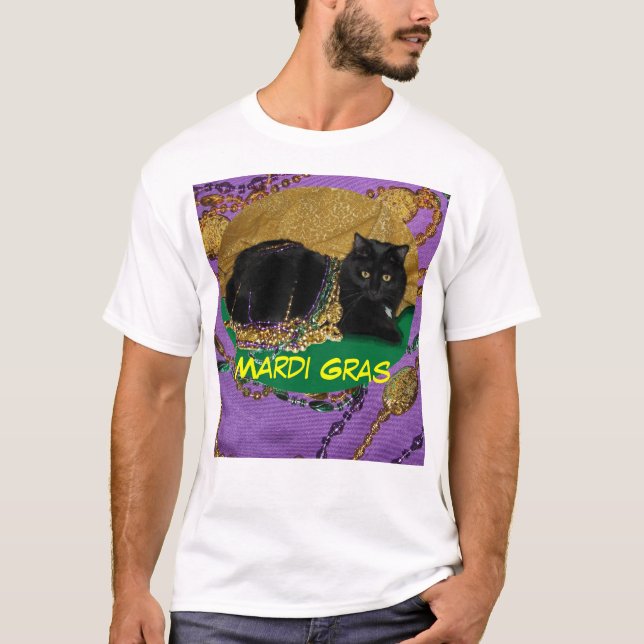 T-shirt (horizontal) d'image de mardi gras (Devant)