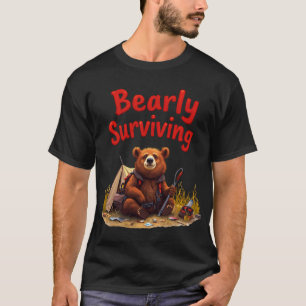 T-shirt Horloge Chat du Cheshire Nous sommes tous fous ici